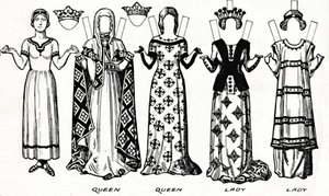 De galerij van Britse kostuums: Kleding gedragen in het bewind van de eerste Edward, ca. 1934 door Unbekannt