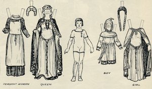 De galerij van Britse kostuums: De kleding die mensen droegen in de Normandische tijd, ca. 1934 door Unbekannt