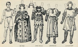 De Galerij van Britse Kostuums: Wat Mannen en Vrouwen Droegen in de Tijd van Hendrik III, ca. 1934 door Unbekannt