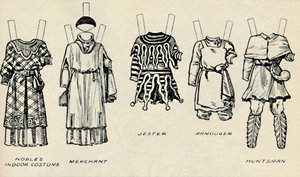 De Galerij van Historische Kostuums: De Jurken Gedragen in de Dagen van Richard I door Unbekannt