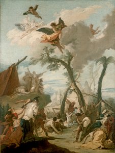 Het Verzamelen van Manna, 17e eeuw