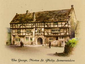 The George, Norton St. Philip, Somerset door Unbekannt