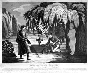 De geest van Napoleon op Sint-Helena