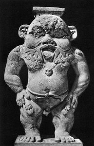 De god Bes, c350 v.Chr. 1936 door Unbekannt