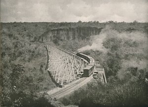 De Gokteik-kloof en spoorbrug, 1900 door Unbekannt