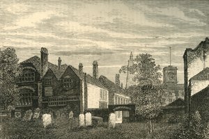 De Grammar School van St. Olaves, 1810, ca. 1878 door Unbekannt