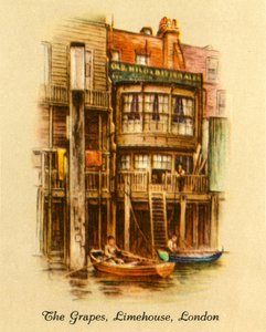 The Grapes, Limehouse, Londen door Unbekannt
