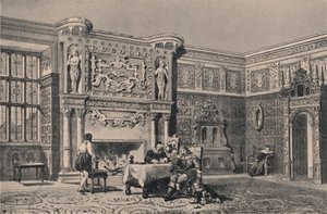 De Grote Kamer, Montacute, Somerset, 1915