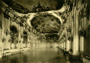De Grote Galerij, Schönbrunn Paleis, Wenen, Oostenrijk door Unbekannt