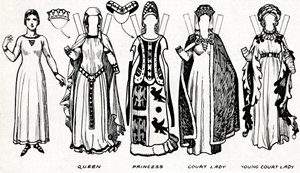 De Grote Galerij van Britse Kostuums: Kleding gedragen in het bewind van Edward de Derde, ca. 1934 door Unbekannt