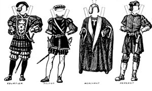 De grote galerij van Britse kostuums: Kleding gedragen in de tijd van Hendrik de Achtste, ca. 1934 door Unbekannt