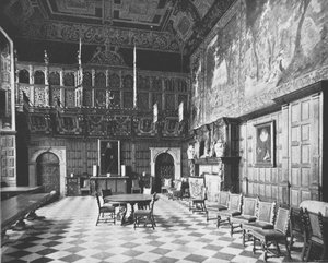De Grote Zaal, Hatfield House, Hatfield, Hertfordshire, 1894 door Unbekannt