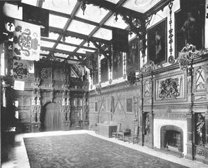 De Grote Zaal in Audley End, Saffron Walden, Essex