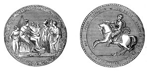 Het grote zegel van koning George IV