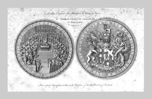 Het Grote Zegel van het Gemenebest van Engeland, 1785 door Unbekannt
