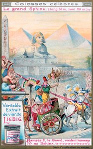 De Grote Sfinx van Gizeh, Egypte, ca. 1890-1910