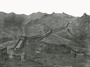 De Grote Muur, Peking, China, 1895 door Unbekannt
