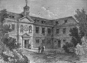 The Grey Coat School, Westminster, Londen, ca. 1850 1878 door Unbekannt