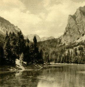 De Grüner See, Stiermarken, Oostenrijk, ca. 1935 door Unbekannt