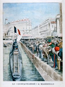 De Gustave-Zede arriveert in Marseille, 1901 door Unbekannt