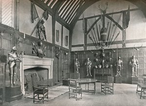 De hal in Ockwells Manor, 1905 door Unbekannt