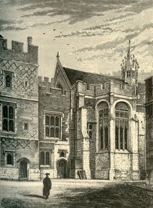 De hal, vanaf de Brewhouse Yard