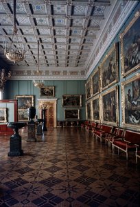 De hal van Vlaamse schilderijen in de Hermitage, 20e eeuw door Unbekannt