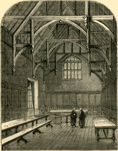 De hal van Grays Inn, ca. 1872 door Unbekannt