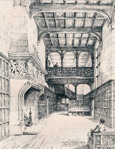 De hal van North Mymms, Herts, 1898