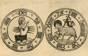 De Hand van God en Agnus Dei, 1915