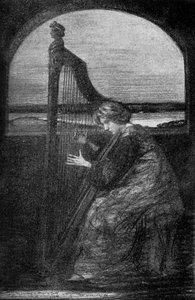 De Harpspeler, 1900 door Unbekannt
