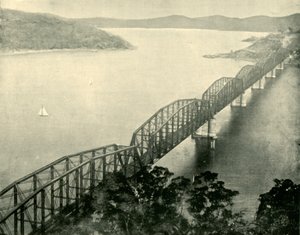 De Hawkesbury Brug, New South Wales, 1901