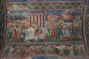De genezing in Kafarnaüm en andere scènes uit het leven van Christus