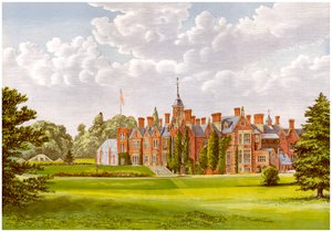 The Hendre, Monmouthshire, Wales, huis van de familie Rolls, ca. 1880 door Unbekannt