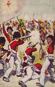 De Highland Light Infantry. De Aanval van de Mahratta Cavalerie bij Assaye, 1803