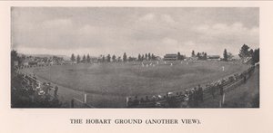 Het Hobart Cricket Ground, Tasmanië, Australië, 1912 door Unbekannt