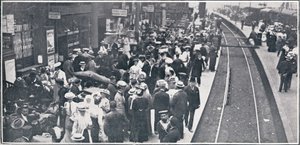 De vakantie-exodus uit Londen