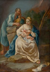 De Heilige Familie door Unbekannt