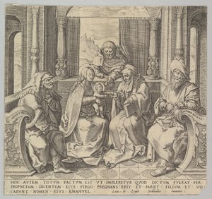 De Heilige Familie, Maagd en Kind met Jozef, Anna en Twee Mannelijke Heiligen kopie.n.d. door Unbekannt