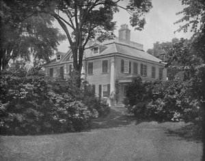 Het Huis van de Dichter Longfellow, Cambridge, Mass., ca. 1897 door Unbekannt