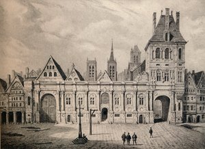 Het stadhuis in 1583, 1915