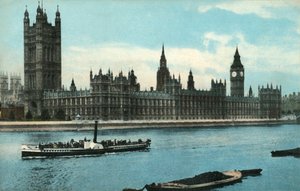 Het Parlement, Westminster, Londen, c1907