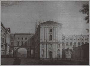 Het Keizerlijk Lyceum in Tsarskoye Selo, 1822 door Unbekannt