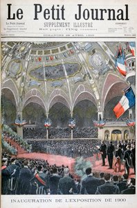De inauguratie van de Wereldtentoonstelling van 1900 door Unbekannt