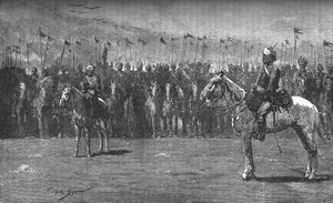 Het Indiase Contingent - De Dertiende Bengal Lancers, c1882