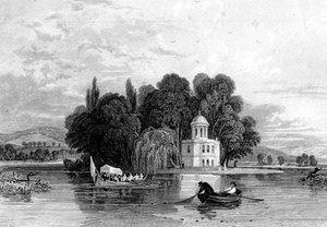 Het Eiland, Henley-on-Thames, Oxfordshire, 1830 door Unbekannt