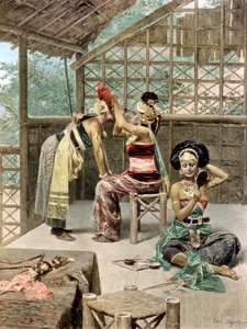 De Javaanse dansers, Wereldtentoonstelling, Parijs, 1889