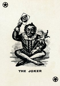 De Joker van een kaartspel van Goodall & Son Ltd., ca. 1940