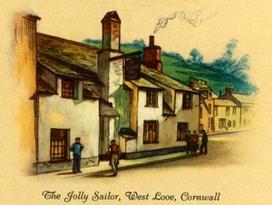 De Vrolijke Zeeman, West Looe, Cornwall, 1939 door Unbekannt