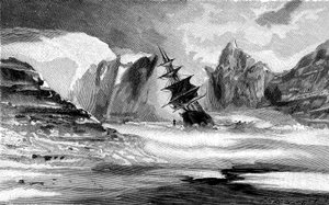 De Kane-expeditie in het ijs van Smith Sound